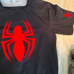Kids marvel under armour shirt